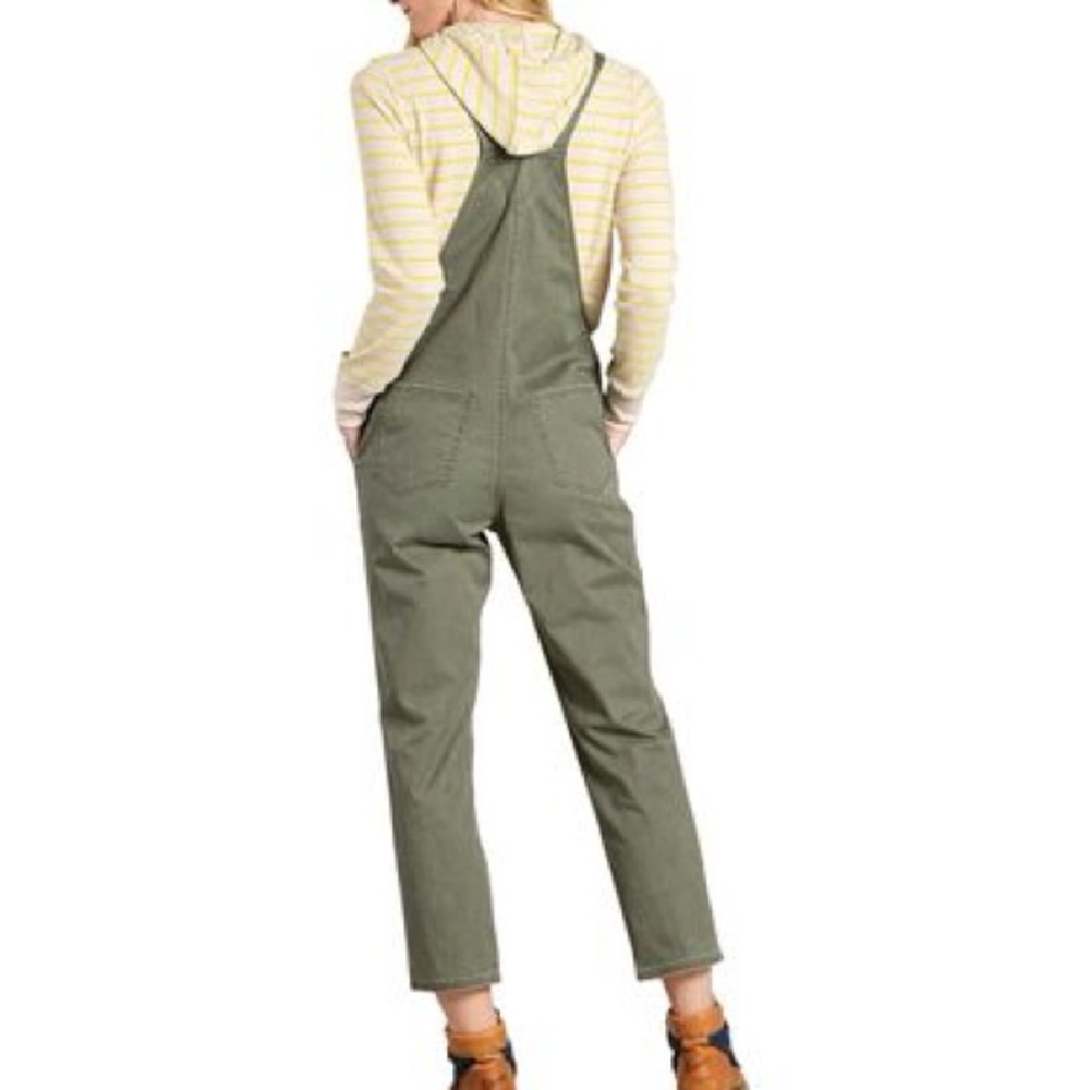 Toad & Co. Cottonwood Overall Size Medium Green Organic Cotton Blend Outdoor - Picture 11 of 11